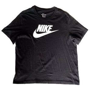 Nike Sportswear Men's Icon Futura T-Shirt Black AR5004-010 Size XL